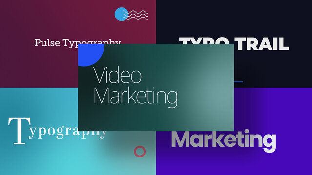 Clean Typography Motion | Animated Titles with Control Panels