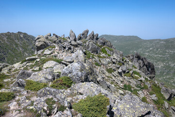 Landscape of Rila Mountain near Kalin peaks, Bulgaria