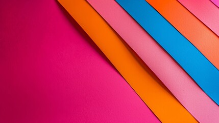 Vibrant abstract paper layers background