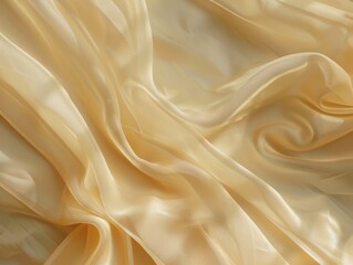 Obraz premium Elegant golden satin fabric texture