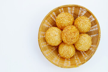 Thai snack, Fried mung bean stuffed balls