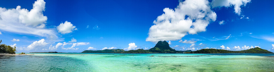 Mount Otemanu in French Polynesia, Bora Bora.