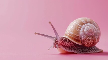 snail background mockup - obrazy, fototapety, plakaty