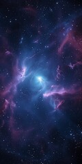 closeup galaxy bright blue star middle unconnected white space arcane wow seven pointed pink galactic news insane quality