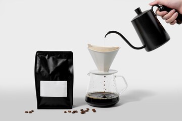 Coffee dripping set, minimal design