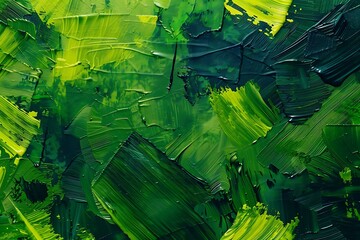Abstract green painting background.