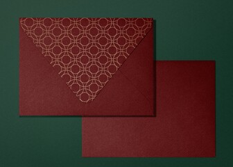Red envelope, occasionally greeting, corporate identity design