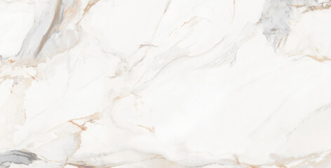 white statuario marble texture background with brown vines. natural Carrara white marble for ceramic tile design.