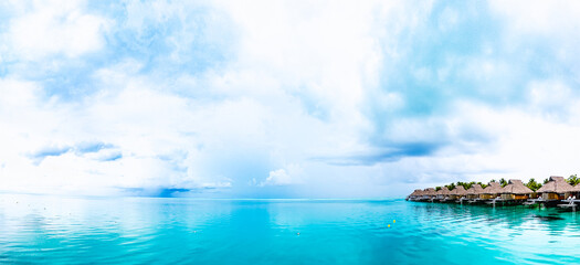 Overwater Bungalows, Bora Bora, French Polynesia