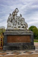 Sculptural groups of Prince Albert Memorial - Iconic, Gothic Memorial to Prince Albert (1876) in...