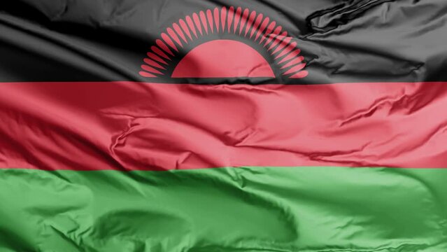 waving flag of malawi