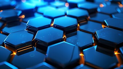 Obraz premium abstract hexagon background