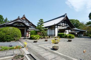 Fototapeta premium 当麻寺 奥院境内 奈良県葛城市
