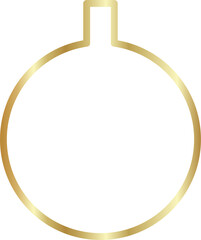 Golden tag label and banner