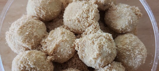 close up of peanuts