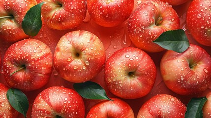 Fresh apples wallpaper background