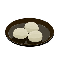 Mochi cake illustration