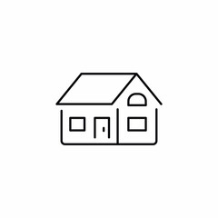 home house estate building icon