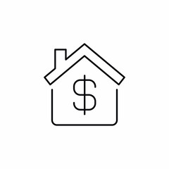 money price estate home finance icon