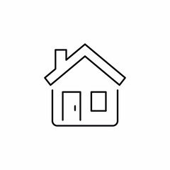 home house estate building icon