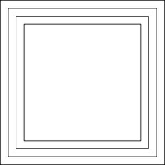 Fototapeta premium Square blend line shapes. Graphic design elements