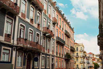 Fototapeta na wymiar Portugal little typical streets 