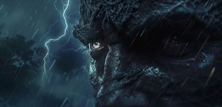 The Eye of the Storm Master stands victorious his enemies defeated and the storm subsiding at his command. With a smirk on his face . .