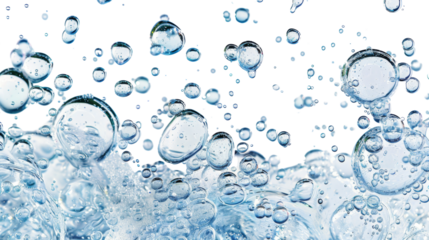 Bubbles in water 