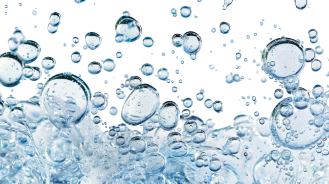 Bubbles in water 