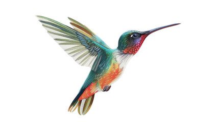 Naklejka premium Hummingbird in Flight