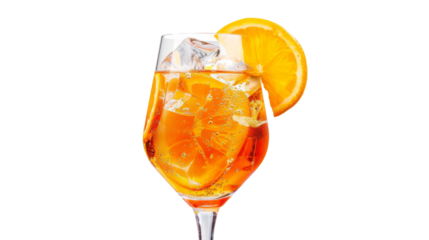 Aperol Spritz Cocktail in glass