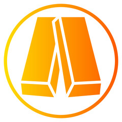 gold gradient icon