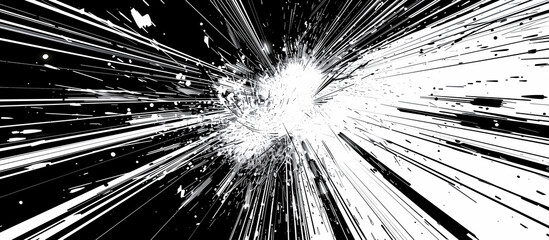 abstract speed line dynamic energy concentration