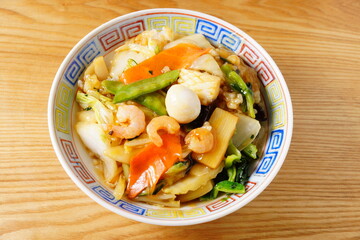 中華丼　五目あんかけ