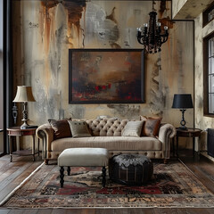 simplistic living room