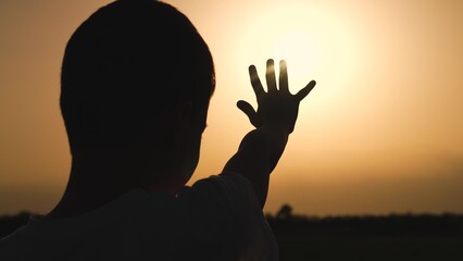 boy son child hand prayer sun ask to pray sky man faith, happy family, children's dream, boy...
