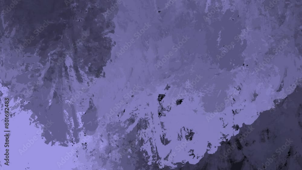 Poster painted textured images in loop motion background