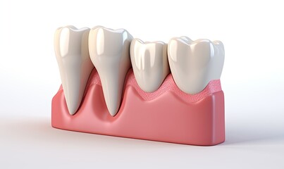 3d rendered illustration of a teeth