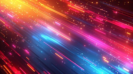 Obraz premium Business data analytic with intelligent software isolated in dark background, with glowing colorful line, concept of technology business and network