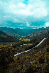 mountain road in the mountains