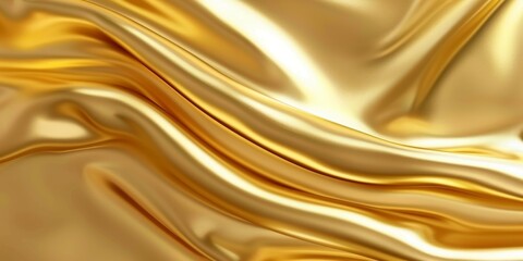 Fototapeta premium Golden shiny background texture. Gold metal foil texture. Beautiful luxury background