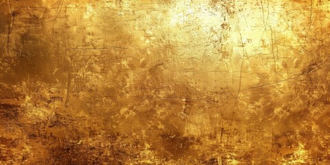 Golden shiny background texture. Gold metal foil texture. Beautiful luxury background