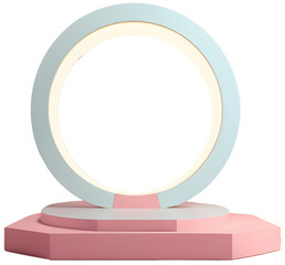  ISOLATED 3D MODERN PODIUM SHOWCASE PNG