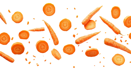 Falling Carrot Slices