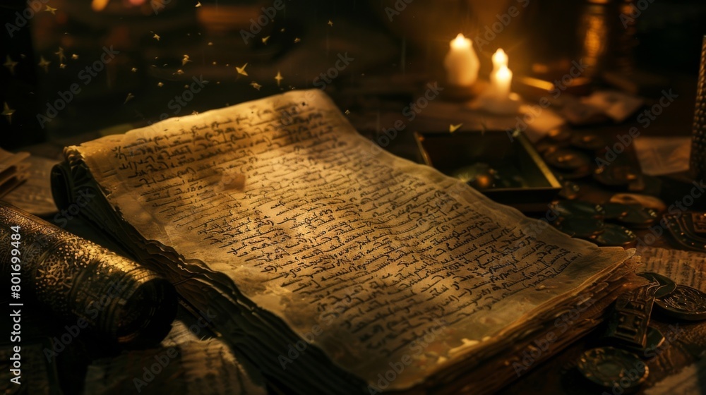 Poster deep within an ancient temple a group of treasure hunters discover a scroll written in a longforgott