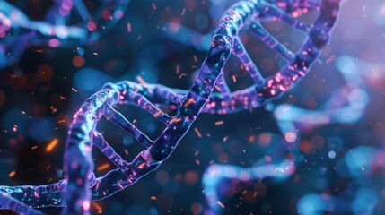 Biotech firm introducing a groundbreaking gene editing tool at a trade show, complemented by scientific presentations and panels