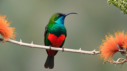 Obraz premium kingfisher on a branch