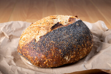 sourdough bread, made in the old style