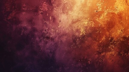 Abstract dark orange brown purple gradient texture, elegant cherry gold vintage backdrop, AI Generative