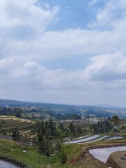 Obraz premium Bali Island : view from the top of the hill